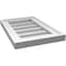 Ekena Millwork Vertical Surface Mount PVC Gable Vnt: Non-Functional, w/2"W x 1-1/2"H, Brickmould Frame, 12"W x 18"H GVPVE12X1802SN - alternate 5
